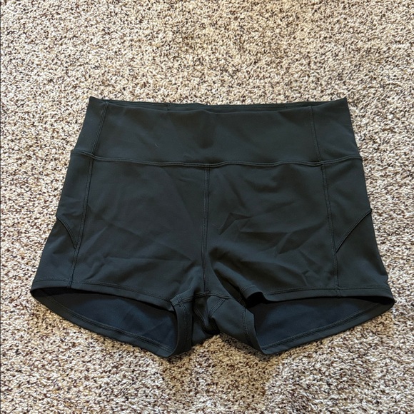 Lululemon Women's In Movement Shorts. Everlux material. Sz 10. Like new. - Picture 1 of 5